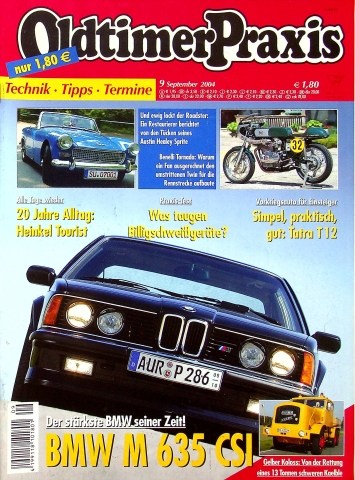 Deckblatt Oldtimer Praxis (09/2004)